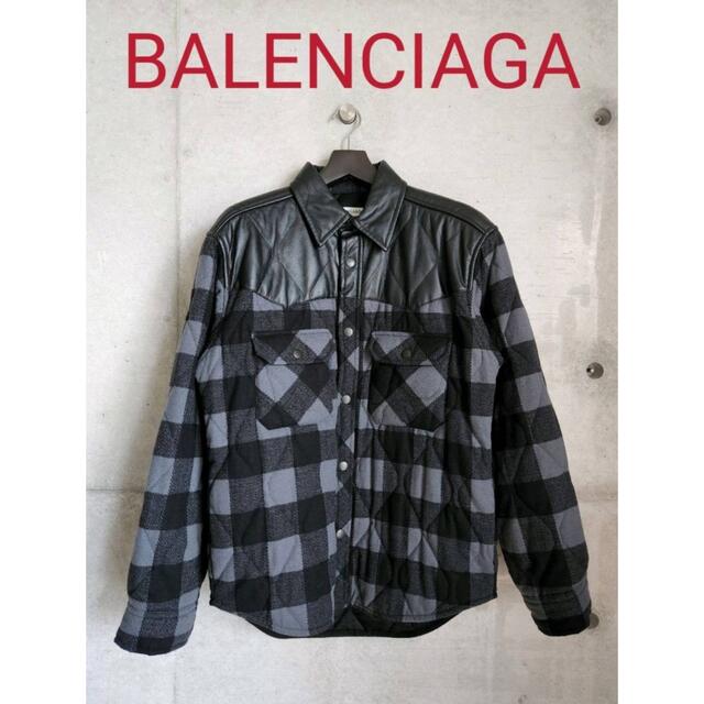 Balenciaga 20aw キルティングシャツジャケット-