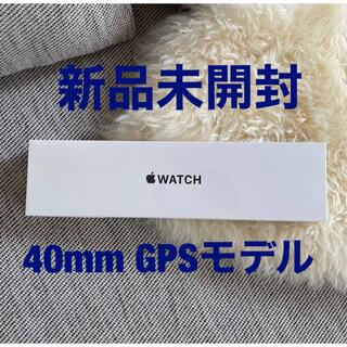 アップルウォッチ(Apple Watch)のApple Watch SE GPSモデル　40mm ゴールド(その他)