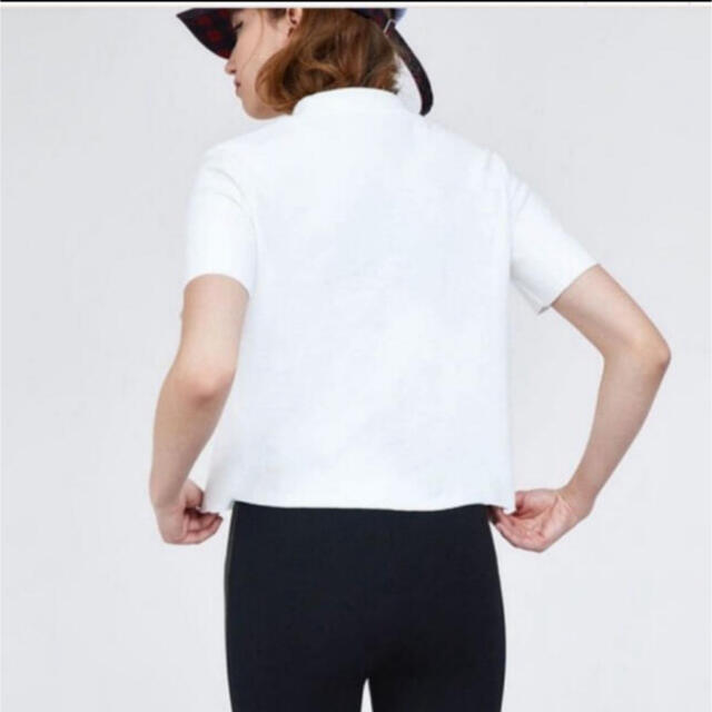 ZARA(ザラ)のザラ　ソフトタッチハイネックTシャツ　ホワイト メンズのトップス(Tシャツ/カットソー(半袖/袖なし))の商品写真