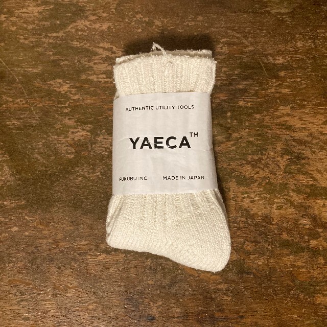 YAECA(ヤエカ)のYAECA ヤエカ コットンシルクソックス NATURAL レディースのレッグウェア(ソックス)の商品写真