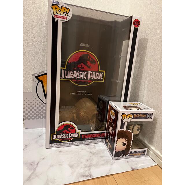 FUNKO POP! ジュラシックパーク T-REX& ヴェロキラプトル 特大 - SF