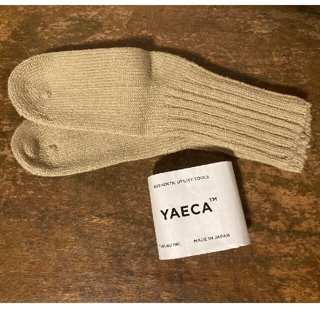 YAECA(ヤエカ)のYAECA ヤエカ コットンシルクソックス レディースのレッグウェア(ソックス)の商品写真