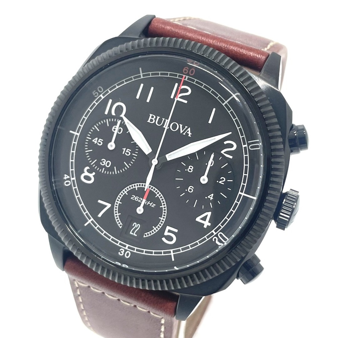 Bulova - ブローバ BULOVA ミリタリー クロノグラフ 98B245 デイト