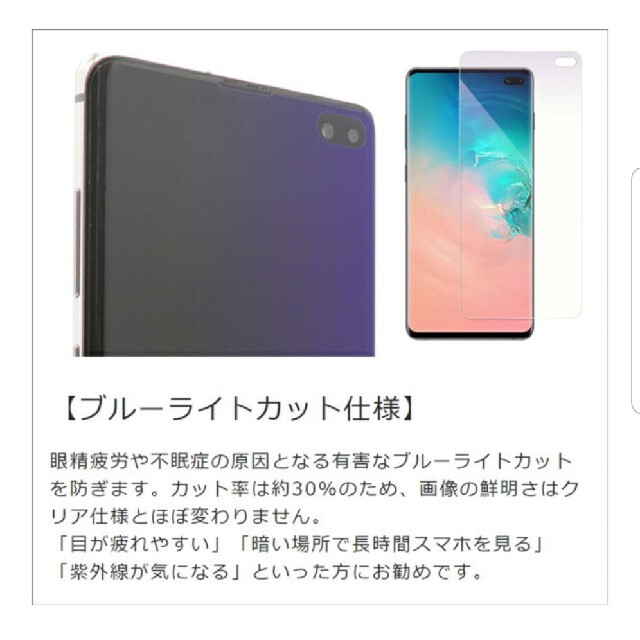 OPPO Reno5a ブラック ブルーライトカットフィルム セット 黒