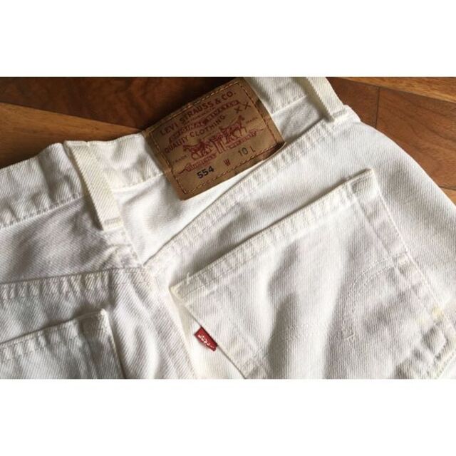 充実の品 リーバイス LEVI'S - Levi's 554 白い ジーンズ パンツ