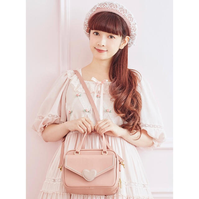 春夏秋冬おさんぽシリーズ E しまむら×青木美沙子ハート2WAYバッグ