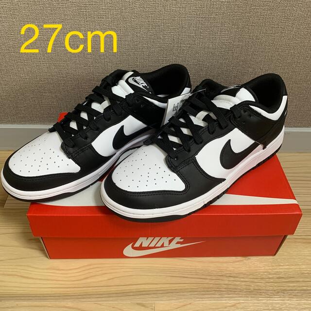 NIKE DUNK LOW RETRO パンダ　27cm