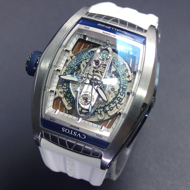 CVSTOS(クストス)の美品 クストス チャレンジ シーライナー CVT-SEA 　ホワイトベルト 箱、 メンズの時計(腕時計(アナログ))の商品写真