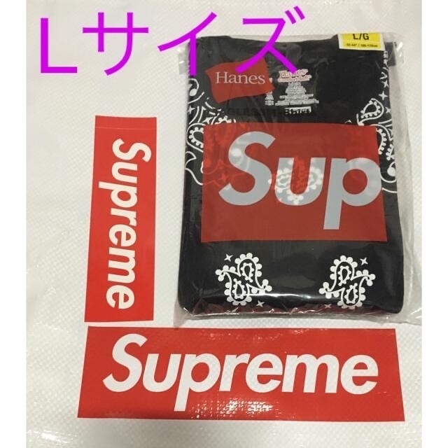 Supreme Hanes Bandana Tagless Tees 2Pack