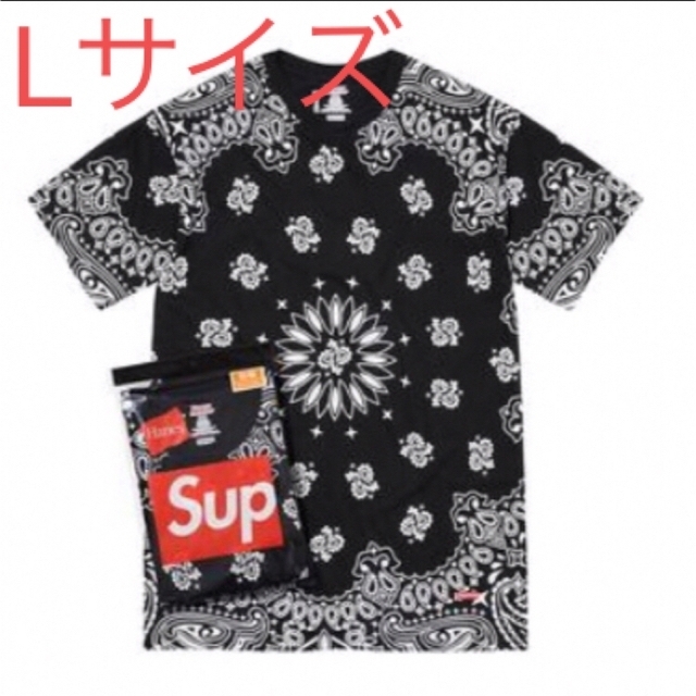 Supreme(シュプリーム)のSupreme Hanes Bandana Tagless Tees 2Pack メンズのトップス(Tシャツ/カットソー(半袖/袖なし))の商品写真