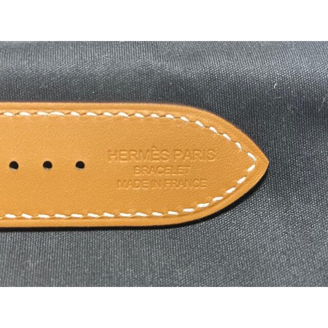 Hermes(エルメス)のエルメス　純正アップルウォッチバンド　エトゥープ　42mm/44mm メンズの時計(レザーベルト)の商品写真