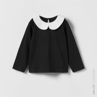 ザラキッズ(ZARA KIDS)の週末限定価格！【ZARA KIDS】ラウンドネックTシャツ(Tシャツ/カットソー)