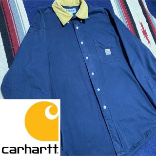 カーハート(carhartt)の90s 古着 カーハート コーデュロイ シャツ ビッグシルエット ゆるだぼ(シャツ)