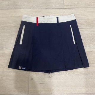 フィラ(FILA)のゴルフ　キュロットスカート　ネイビー　(ウエア)