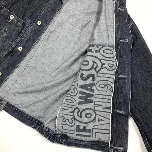 TENDERLOIN(テンダーロイン)のTENDERLOIN DENIM JKT WASH BLACK XL メンズのジャケット/アウター(Gジャン/デニムジャケット)の商品写真