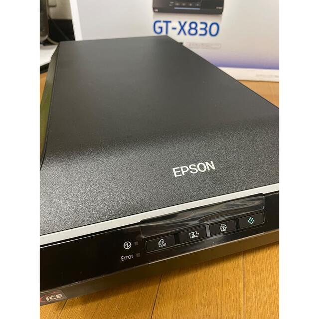 PC/タブレットEPSON スキャナー　GT-X830 保証書付き