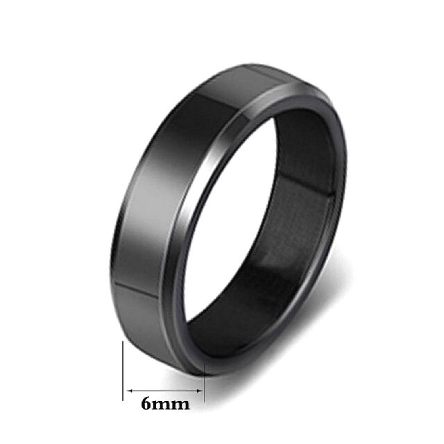 メンズ角リング　ステンレスリング21号　メンズ指輪　シンプルリング メンズのアクセサリー(リング(指輪))の商品写真