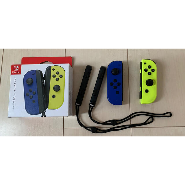 Nintendo Switch Joy-Con(L) ブルー/(R) ネオンイエローの通販 by hiro's  shop｜ニンテンドースイッチならラクマ