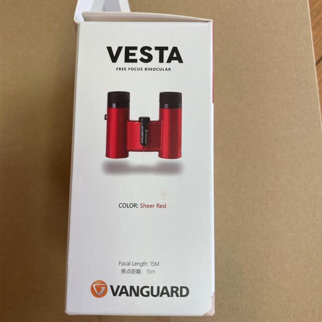 VESTA 双眼鏡　赤　レッド　未使用品　開封済み スポーツ/アウトドアの野球(その他)の商品写真