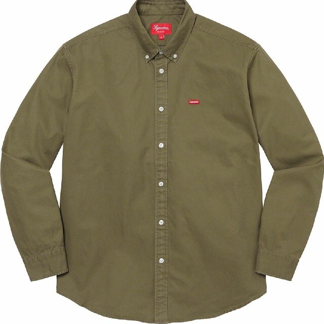 メンズSupreme 21aw Small Box Twill Shirt L