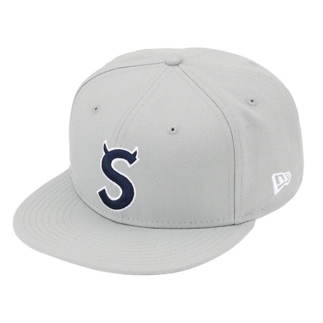 Supreme S Logo New Era "Grey" size 7 5/8