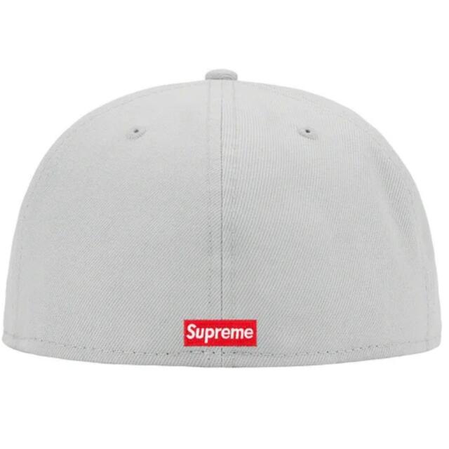 Supreme S Logo New Era "Grey" size 7 5/8 1