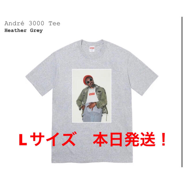 Supreme(シュプリーム)のSupreme Andre 3000 Tee グレー　grey アンドレ　L メンズのトップス(Tシャツ/カットソー(半袖/袖なし))の商品写真