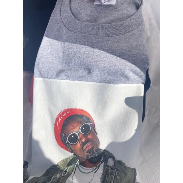 Supreme(シュプリーム)のSupreme Andre 3000 Tee グレー　grey アンドレ　L メンズのトップス(Tシャツ/カットソー(半袖/袖なし))の商品写真