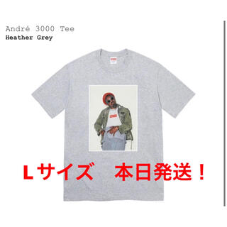 シュプリーム(Supreme)のSupreme Andre 3000 Tee グレー　grey アンドレ　L(Tシャツ/カットソー(半袖/袖なし))