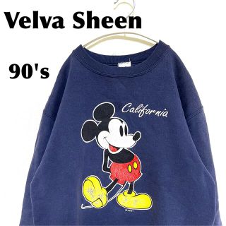 ディズニー(Disney)のUSA製ヴィンテージ★velva sheen ディズニー ミッキー スウェット(スウェット)