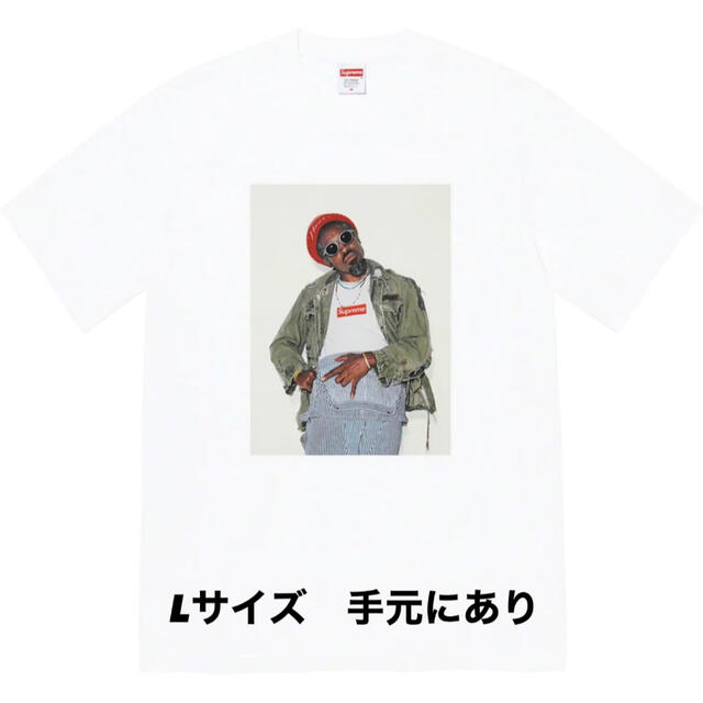 最安値 白L Supreme Andre 3000 Tee - Tシャツ/カットソー(半袖/袖なし)