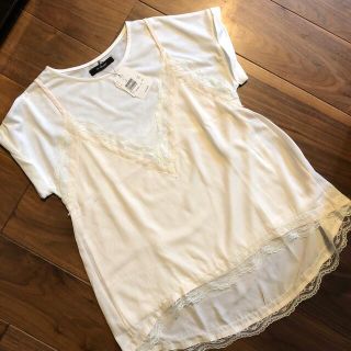 ダブルクローゼット(w closet)の【新品・未使用】トップス(カットソー(半袖/袖なし))