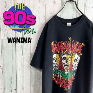 ワニマ(WANIMA)の大人気　WANIMA ワニマ　メンバースカルデザイン　バンドTシャツ(Tシャツ/カットソー(半袖/袖なし))