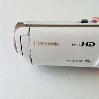 パナソニック(Panasonic)のPanasonic  デジタルハイビジョン ビデオカメラ HC-W580M-W(ビデオカメラ)