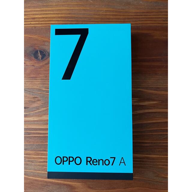 OPPO reno7a ドリームブルー　未使用品　17時まで本日発送可能 1