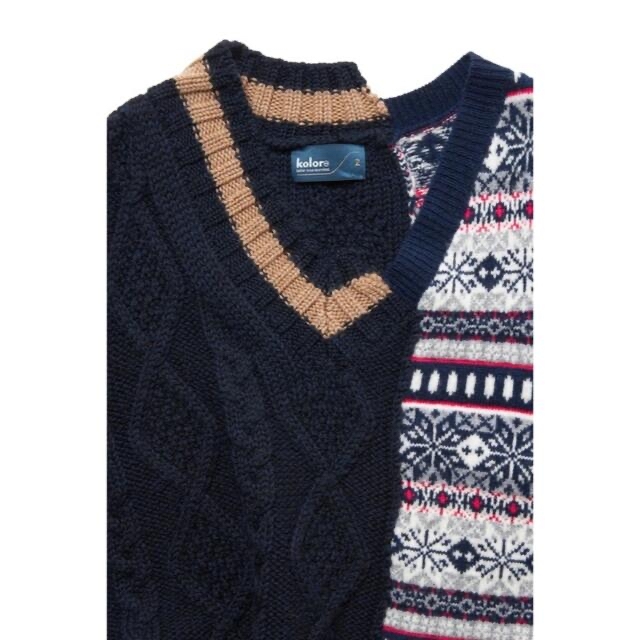 Kolor 20AW ドッキングニットベスト-