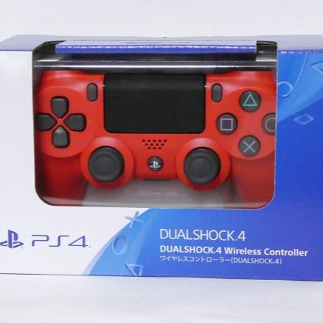 新品 PS4 SONY 純正ワイヤレスコントローラー デュアルショック4 レッド