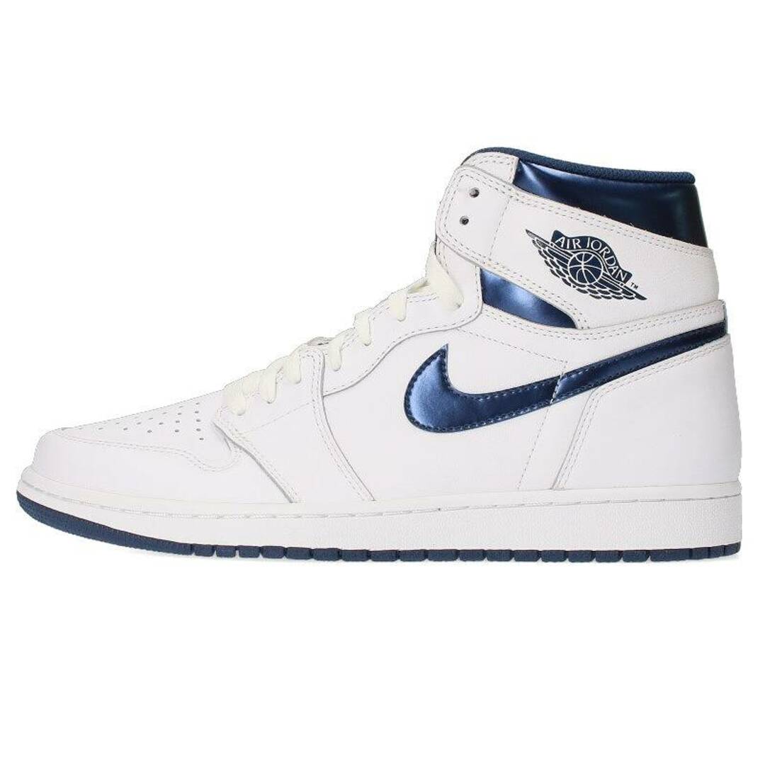 ナイキ Air Jordan 1 Retro High Metallic Navy 555088-106 エアジョーダン1レトロハイメタリックネイビースニーカー  メンズ 28.5cm