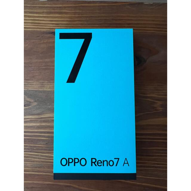 OPPO reno7a スターリーブラック　未使用品　17時まで本日発送可能 1