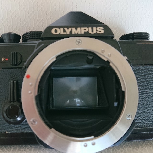 OLYMPUS(オリンパス)のOLYMPUS OM-1ブラックボディー【ジャンク・部品取り用】 スマホ/家電/カメラのカメラ(フィルムカメラ)の商品写真