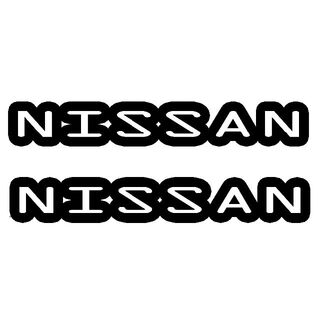 ＜03＞ カッティングシート　NISSAN　ニッサン　２枚セット　ステッカー(その他)