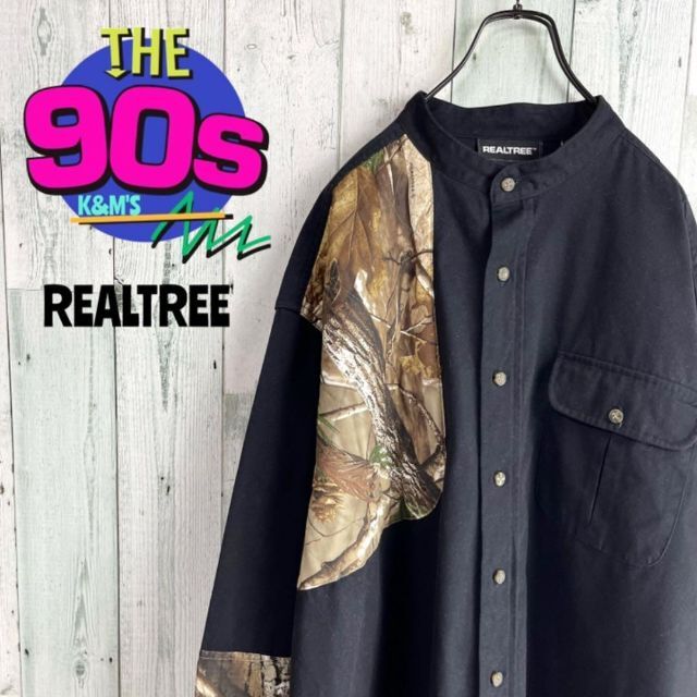 90's REALTREE リアルツリー ガンフラップ アウトドア シャツ