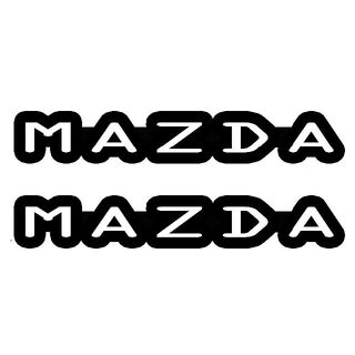 ＜03＞ カッティングシート　MAZDA　マツダ　２枚セット　ステッカー(その他)