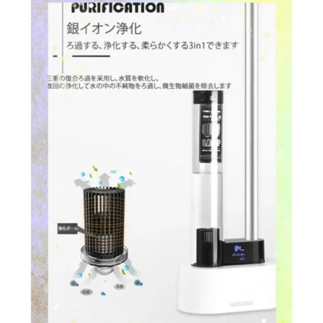 【新品】加湿器8-12畳 超音波 空気清浄機 スリム 2