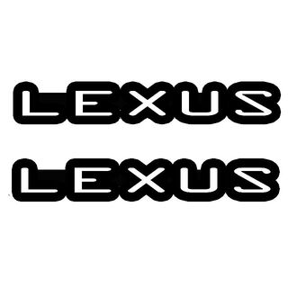 ＜03＞ カッティングシート　LEXUS　レクサス　２枚セット　ステッカー(その他)