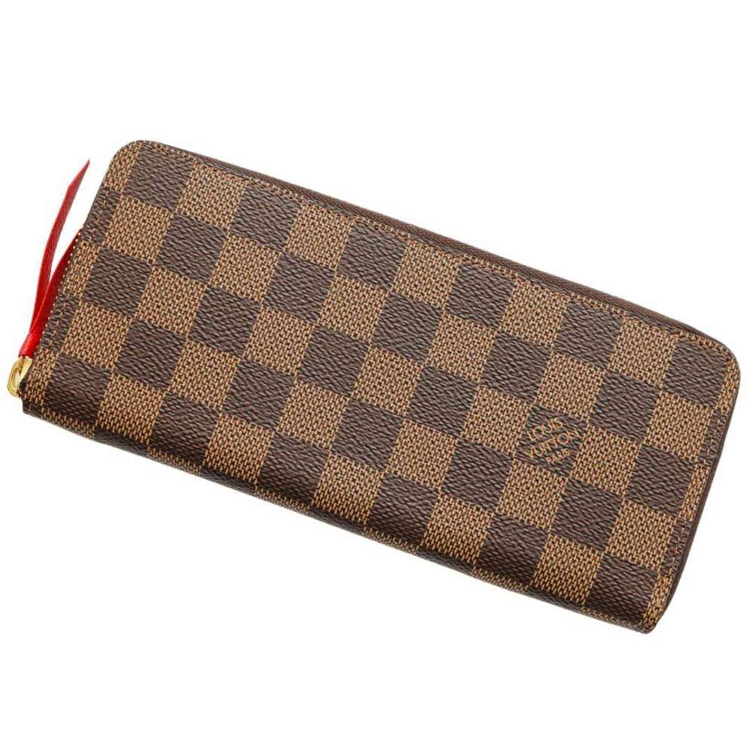 LOUIS VUITTON N60534 ポルトフォイユ クレマンス ダミエ エベヌ 長財布（小銭入れあり） ダミエキャンバス レディース