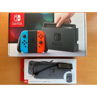 Nintendo Switch 本体 ネオンカラー オマケ付き