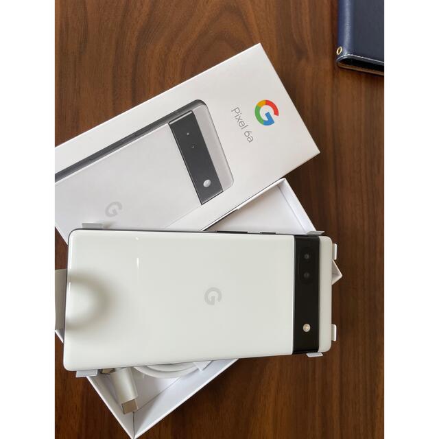 Google Pixel(グーグルピクセル)のGoogle pixel6a Chalk ほぼ未使用 スマホ/家電/カメラのスマートフォン/携帯電話(スマートフォン本体)の商品写真