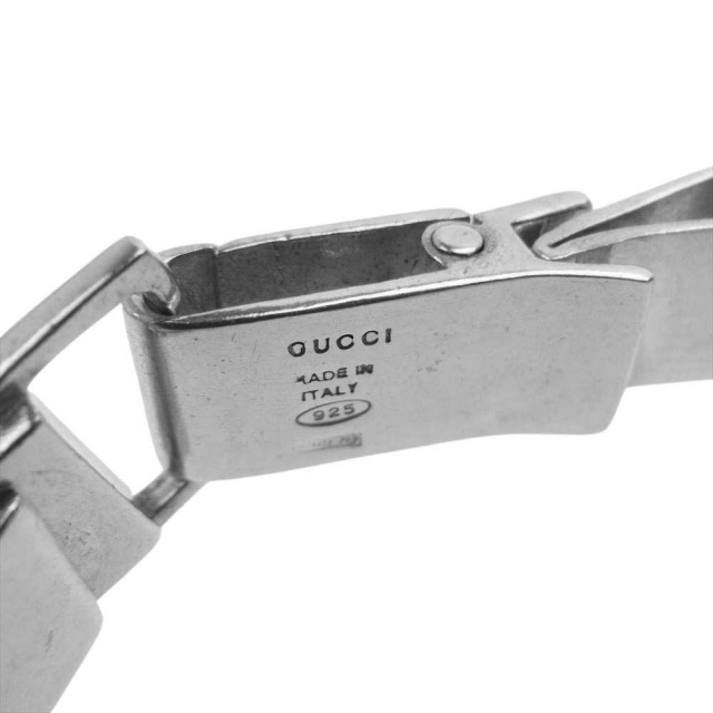 Gucci(グッチ)のGUCCI グッチ ブレスレット オールド ブレスレッド シルバー系【中古】 メンズのアクセサリー(ブレスレット)の商品写真