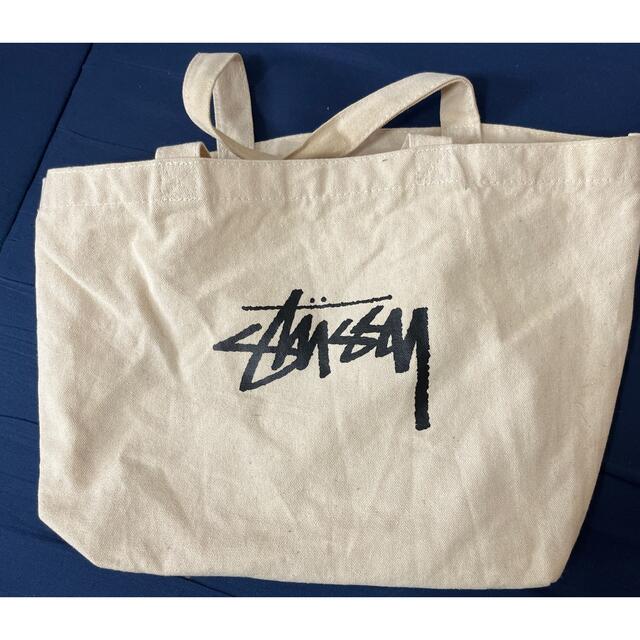 STUSSY(ステューシー)のステューシー STUSSY トートバッグ　ベージュ メンズのバッグ(トートバッグ)の商品写真